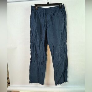 Uniqlo Navy Cotton Trousers
